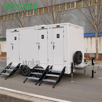 Mobiele draagbare toiletwagen